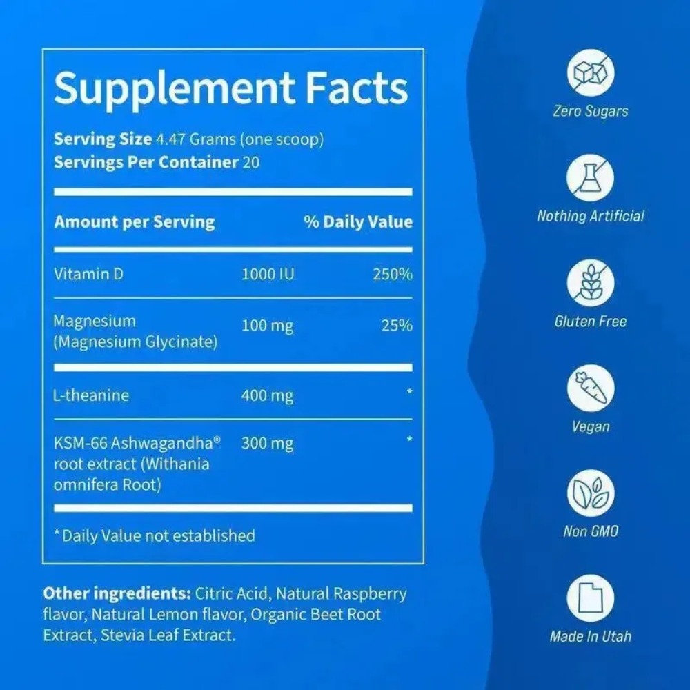 Adaptogenic Drink Mix Raspberr - đánh giá và giá Magnesium Fire Starter