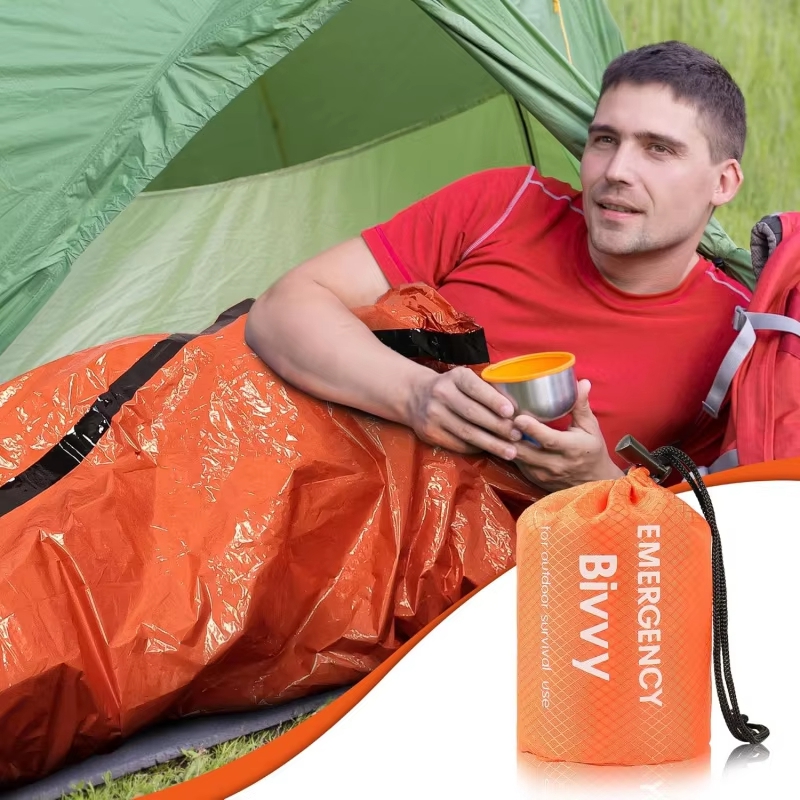 Emergency Sleeping Bag Surviva - đánh giá và giá Emergency Mylar Tent