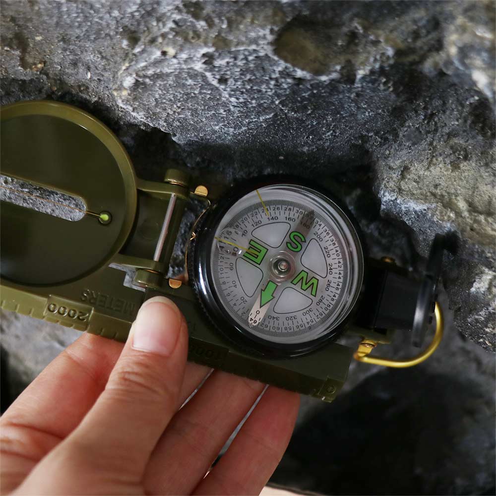 Waterproof Professional Compas - đánh giá và giá Compass Lensatic