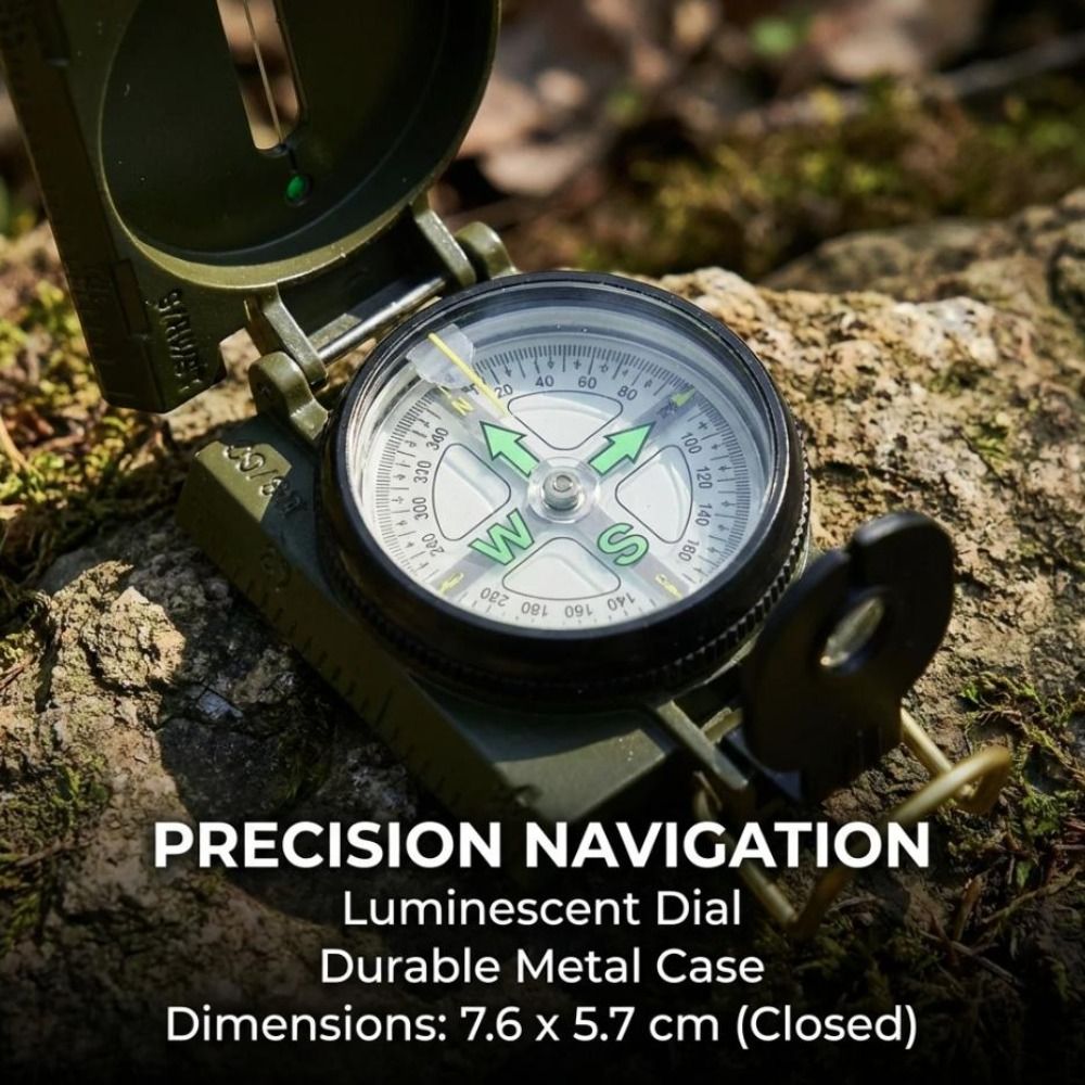 Waterproof Professional Compas - đánh giá và giá Compass Lensatic