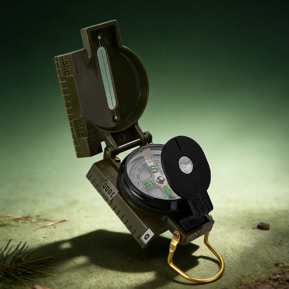 Waterproof Professional Compas - đánh giá và giá Compass Lensatic