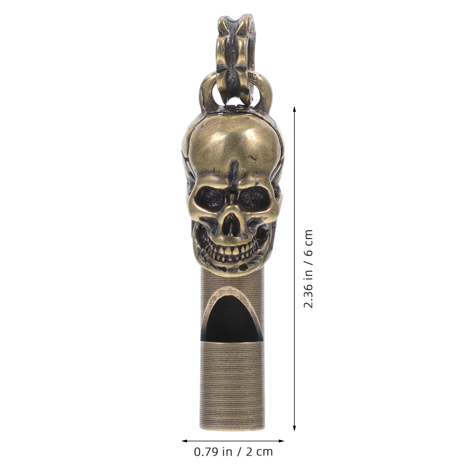 Skull Head Copper Whistle Crea - đánh giá và giá Emergency Whistle Loud
