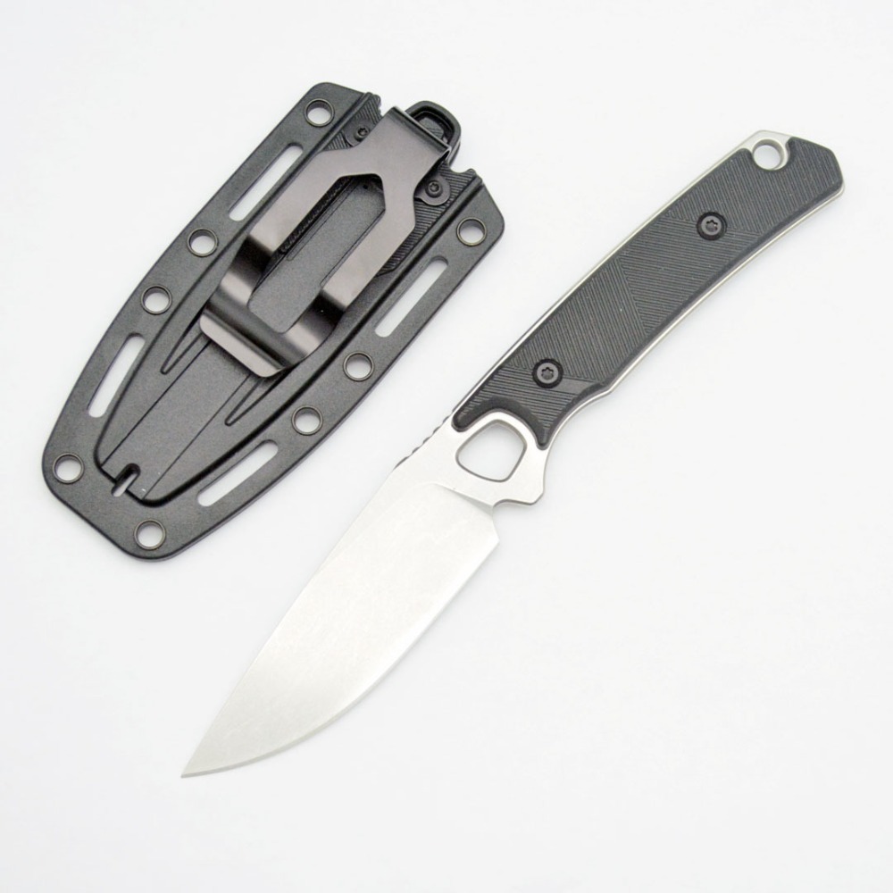 2048 EDC Straight Knife Black  - đánh giá và giá Bushcraft Knife Fixed