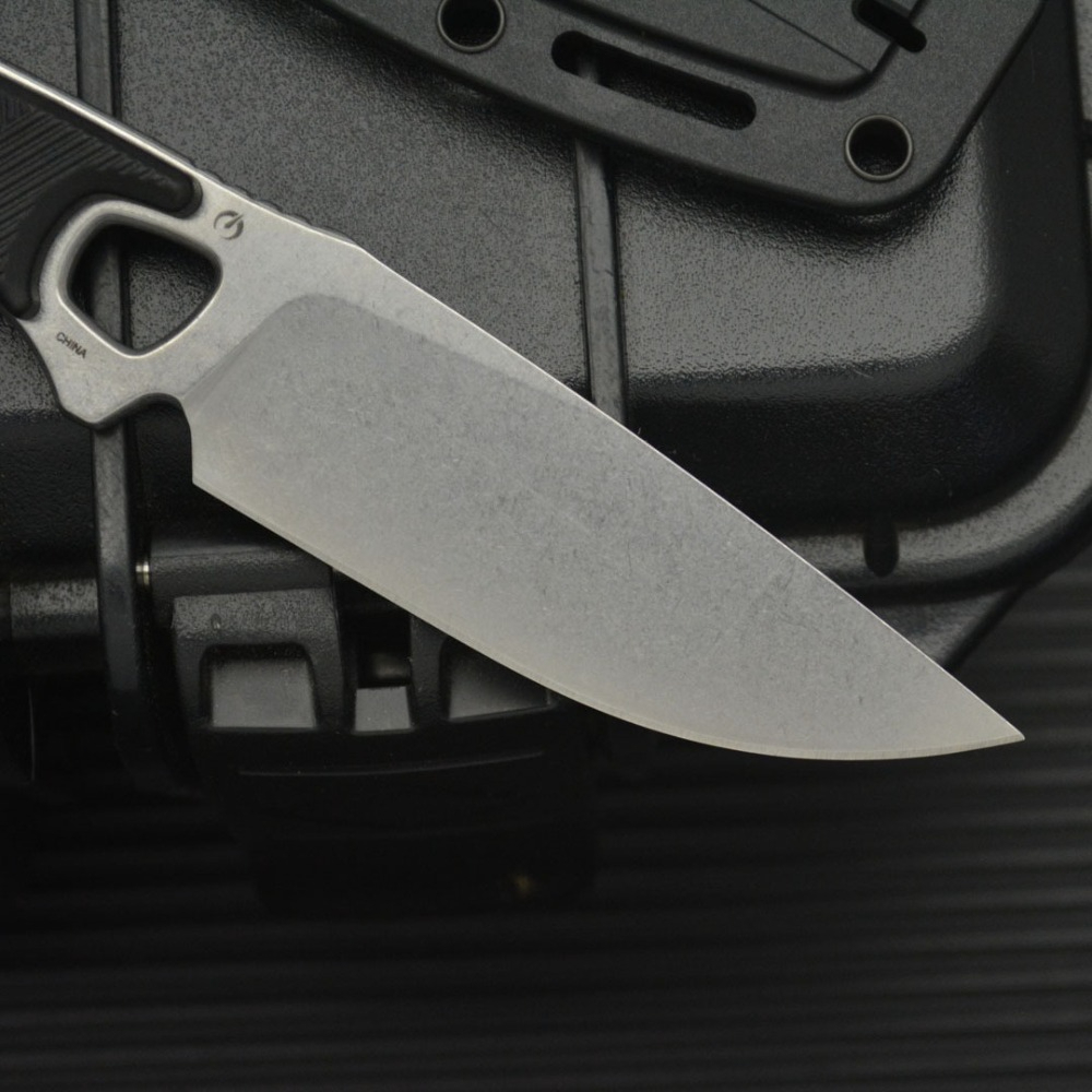 2048 EDC Straight Knife Black  - đánh giá và giá Bushcraft Knife Fixed