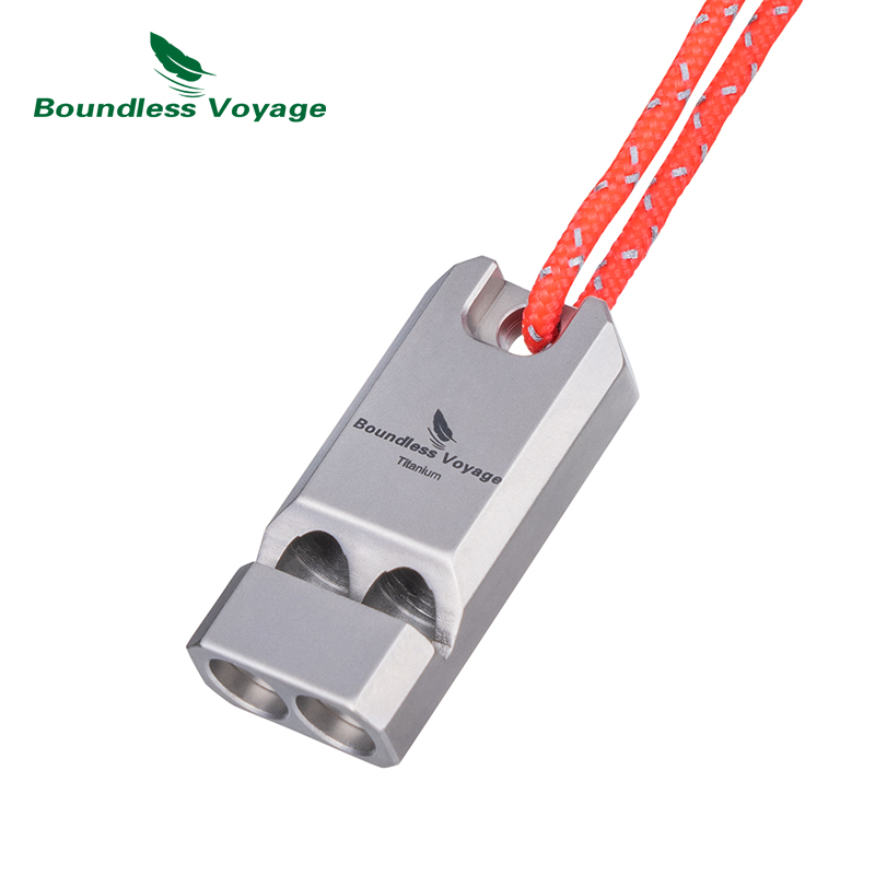 Boundless Voyage Titanium Whis - đánh giá và giá Emergency Whistle Loud