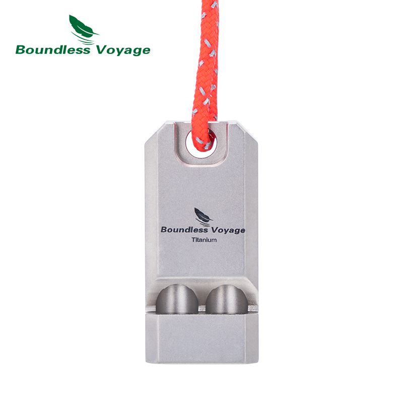 Boundless Voyage Titanium Whis - đánh giá và giá Emergency Whistle Loud